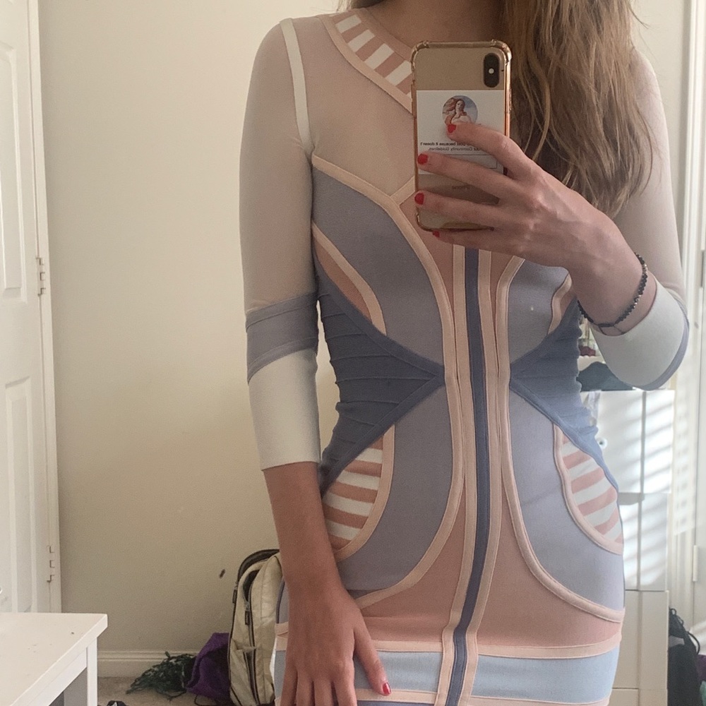 Herve Leger dress as seen on celebrities